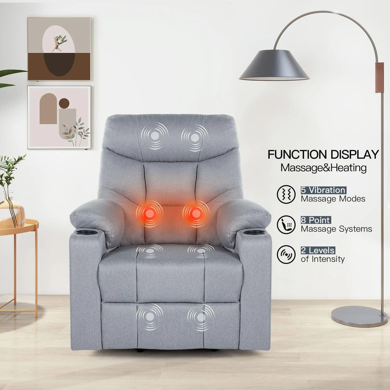  Power Lift Recliner with Heated Vibration Massage product image