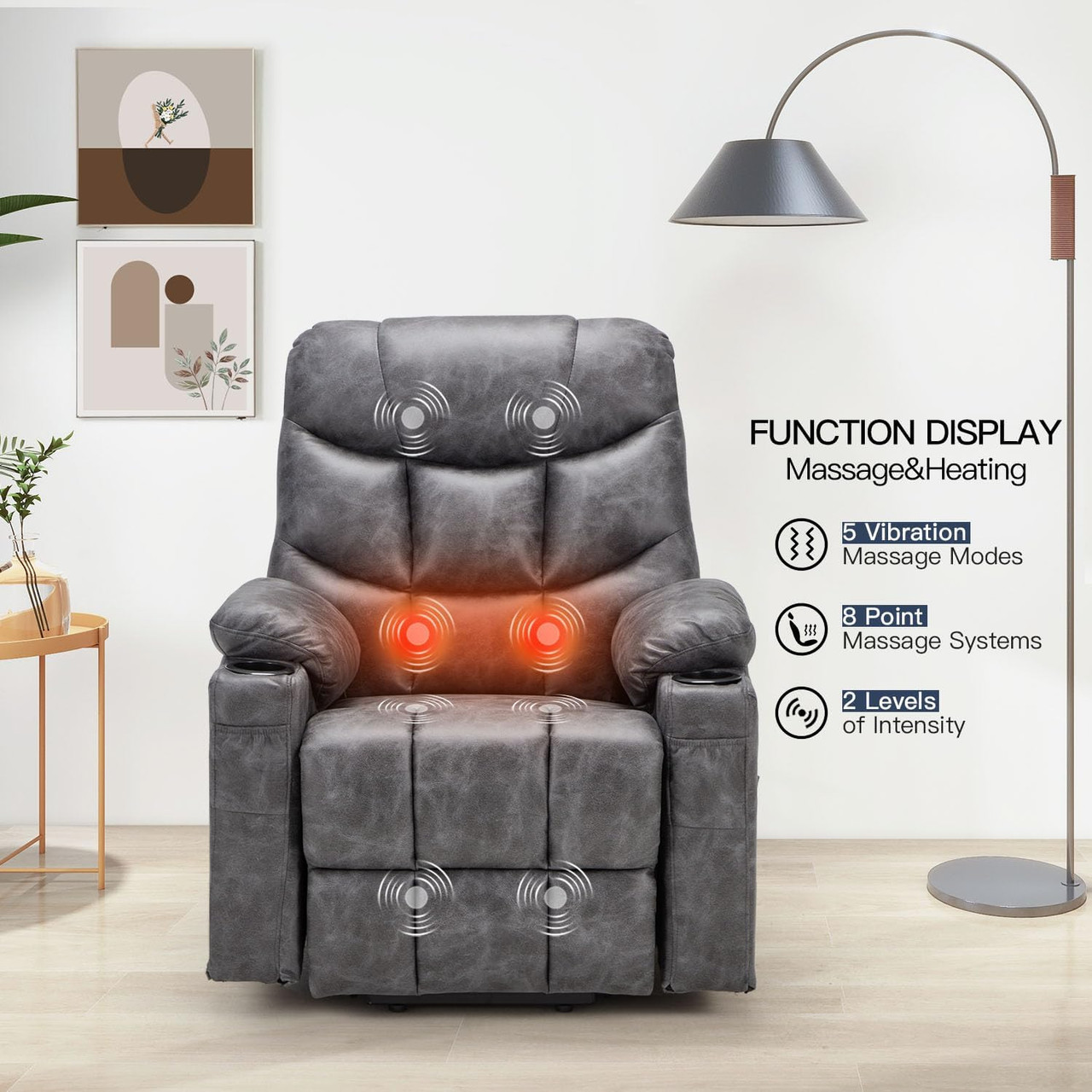  Power Lift Recliner with Heated Vibration Massage product image