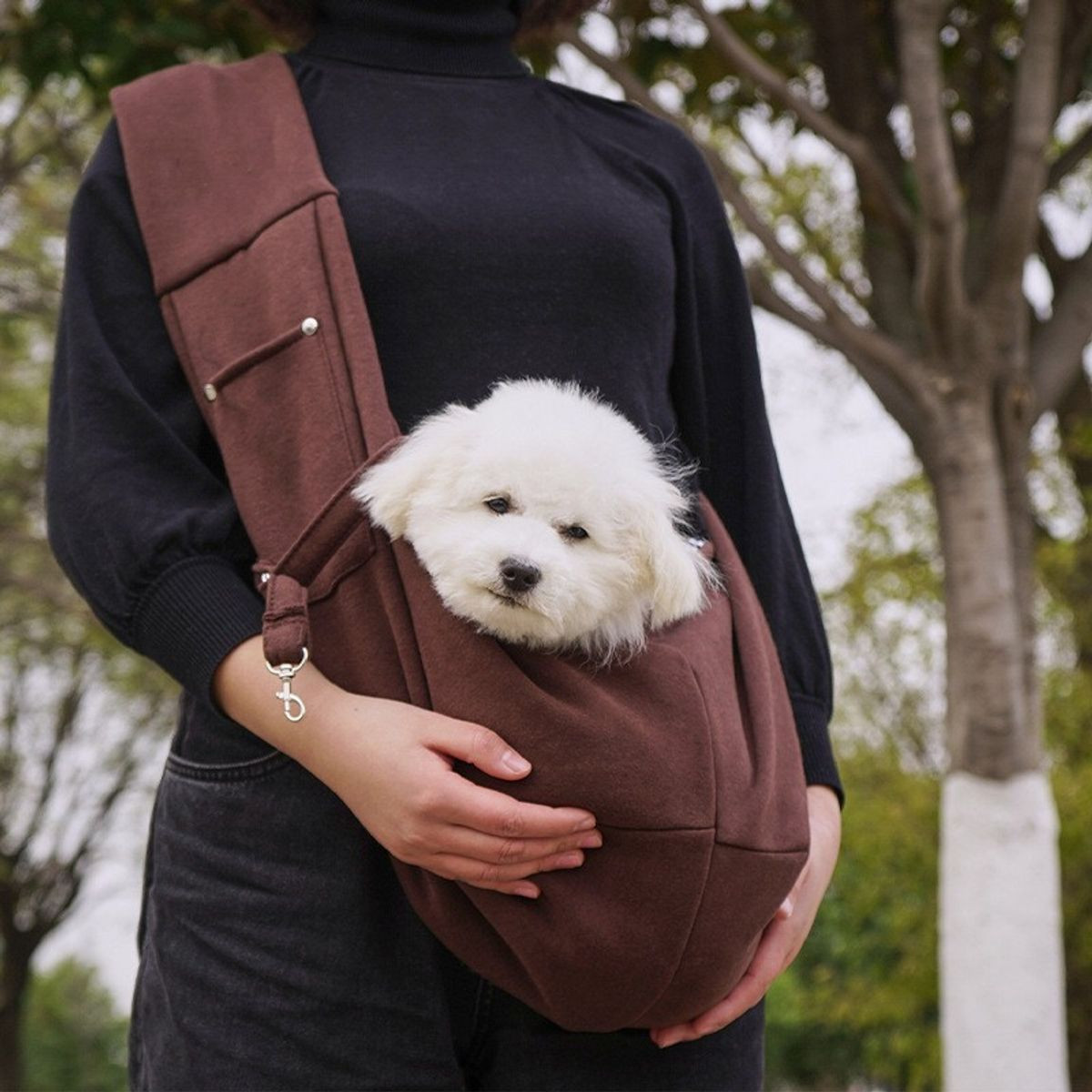 Reversible Canvas Pet Sling Carrier product image