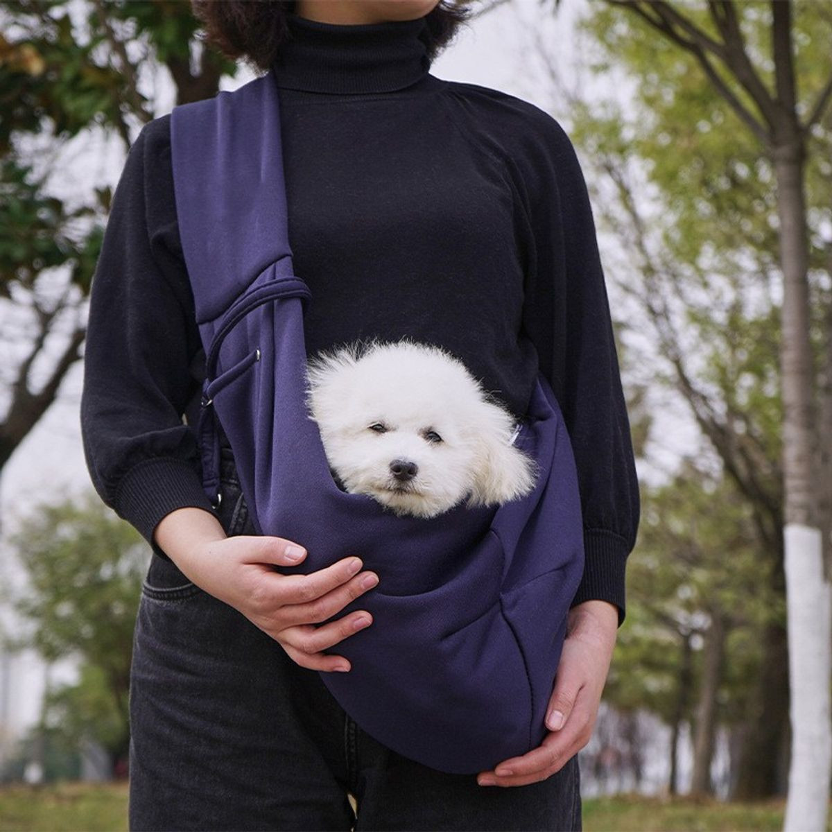 Reversible Canvas Pet Sling Carrier product image