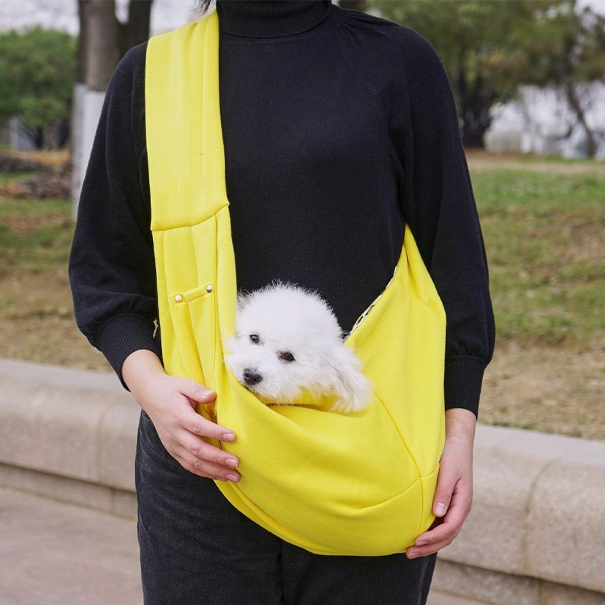 Reversible Canvas Pet Sling Carrier product image