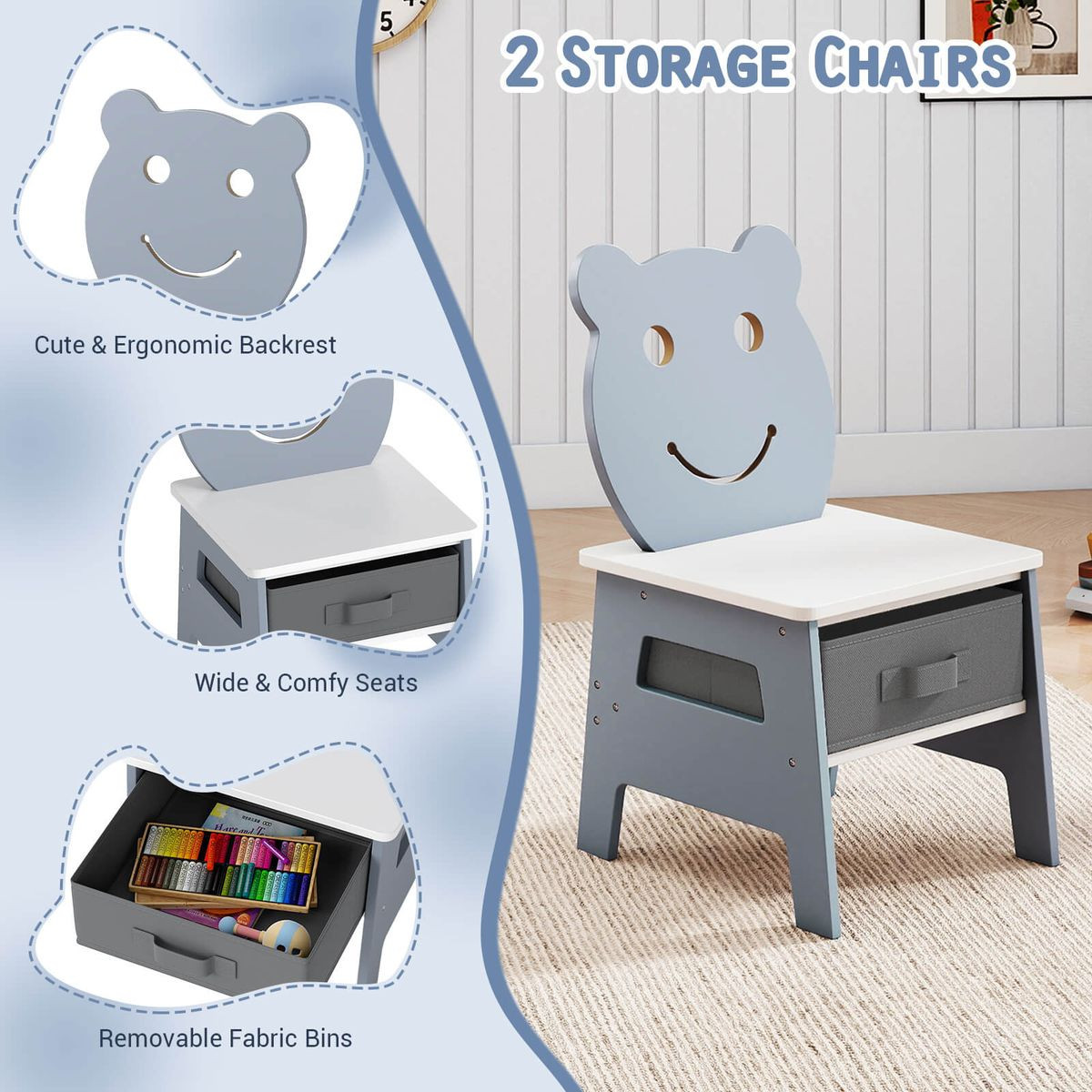 5-in-1 Kids' Table & Chair Set product image