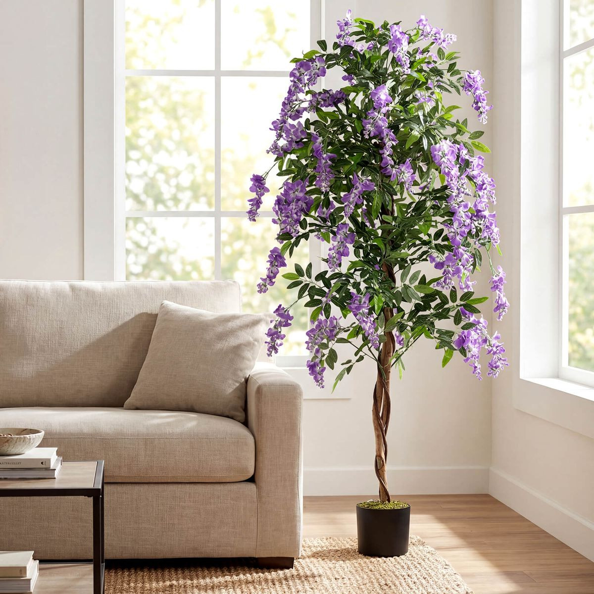 Artificial Wisteria Tree (1- or 2-Pack) product image