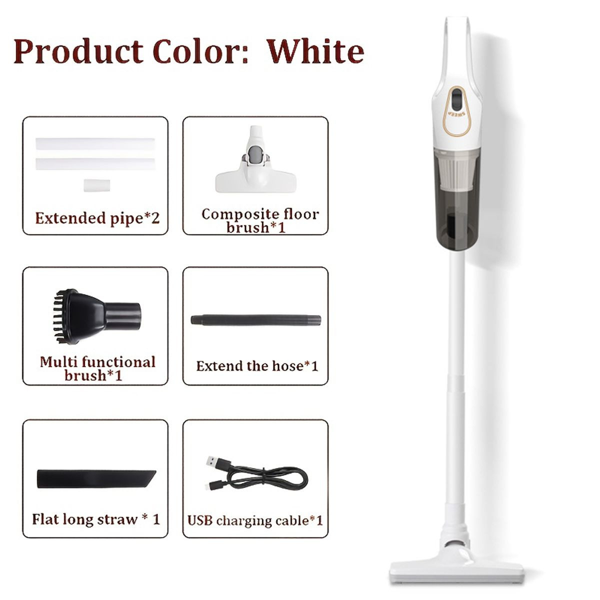 3-in-1 Cordless Handheld Vacuum Cleaner product image