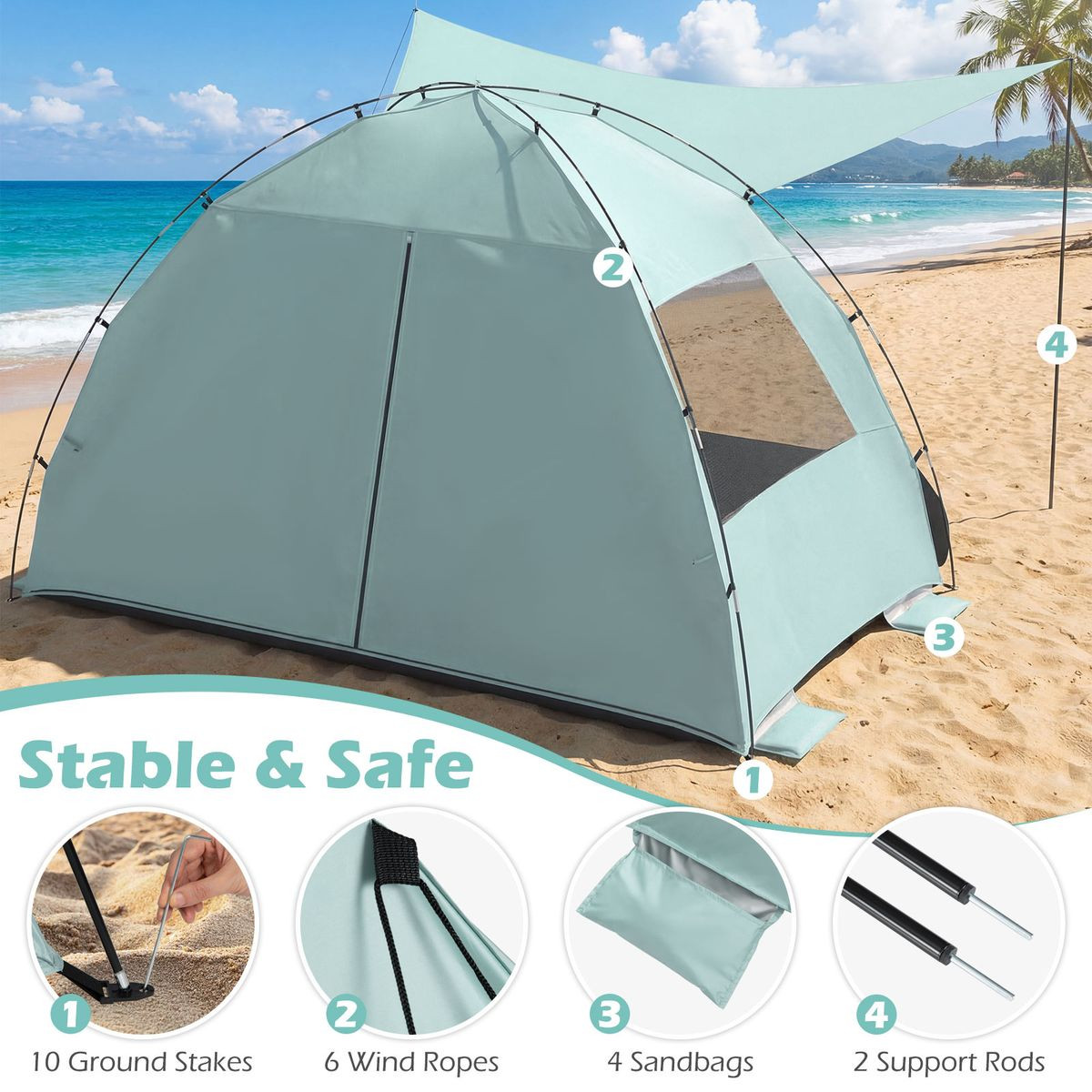 Pop-Up Beach Tent  product image