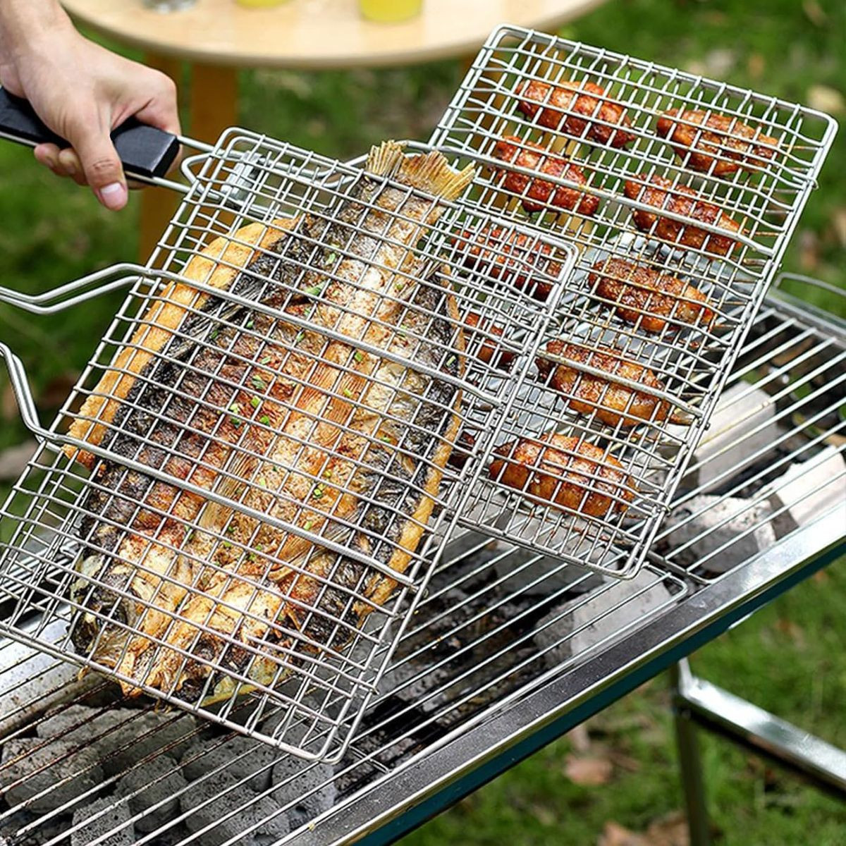 Large BBQ Grilling Basket product image
