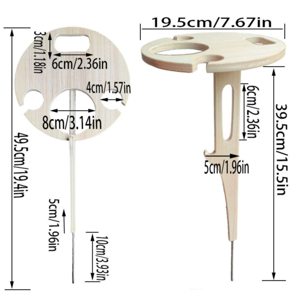 Portable Beach Wine Table product image