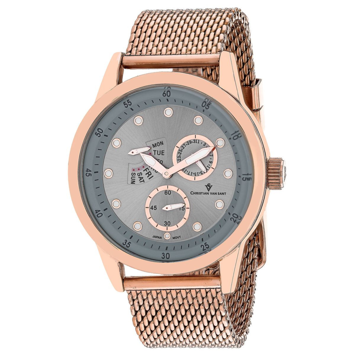 Christian Van Sant Men's  Rio Silver Dial Watch product image