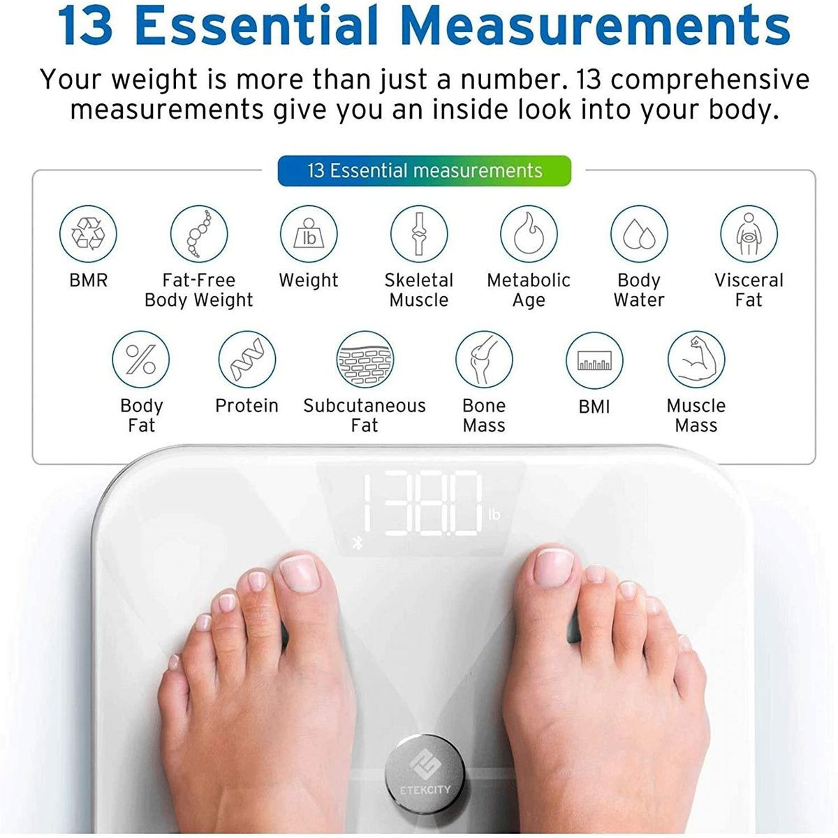 Etekcity Smart Digital Bathroom Weight Scale product image