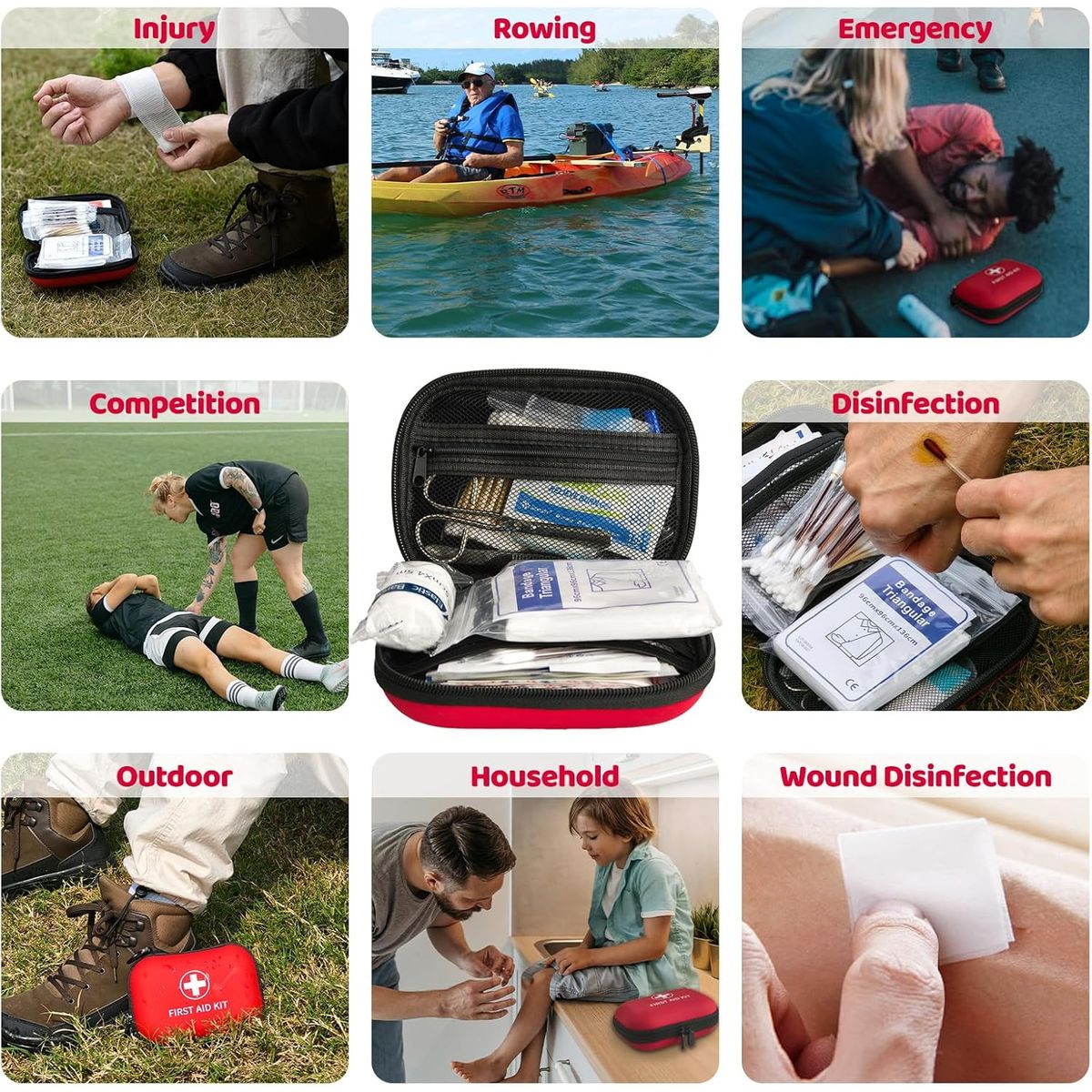 Multi-Purpose 20-Piece Emergency Medical Kit product image