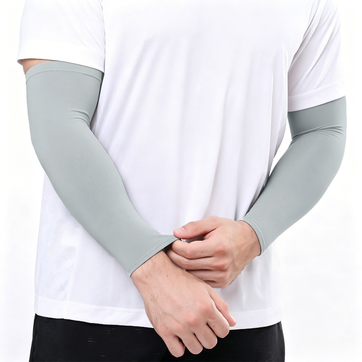 Ice Silk Sun Protection Arm Sleeves (3-Pack) product image