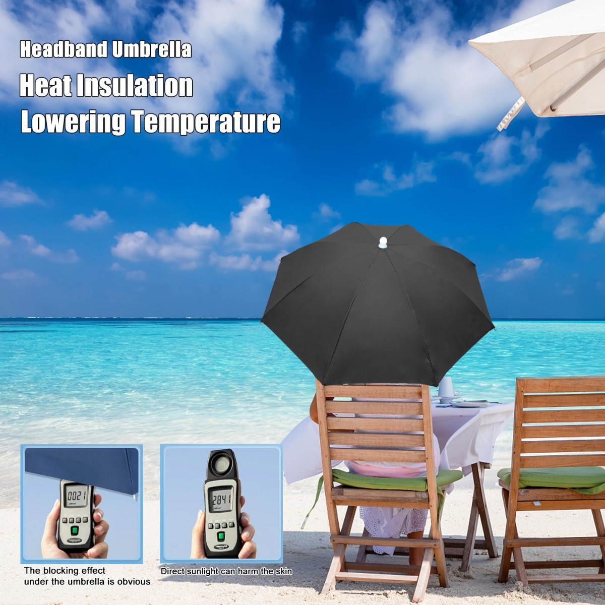 Hands-Free Umbrella Hat product image