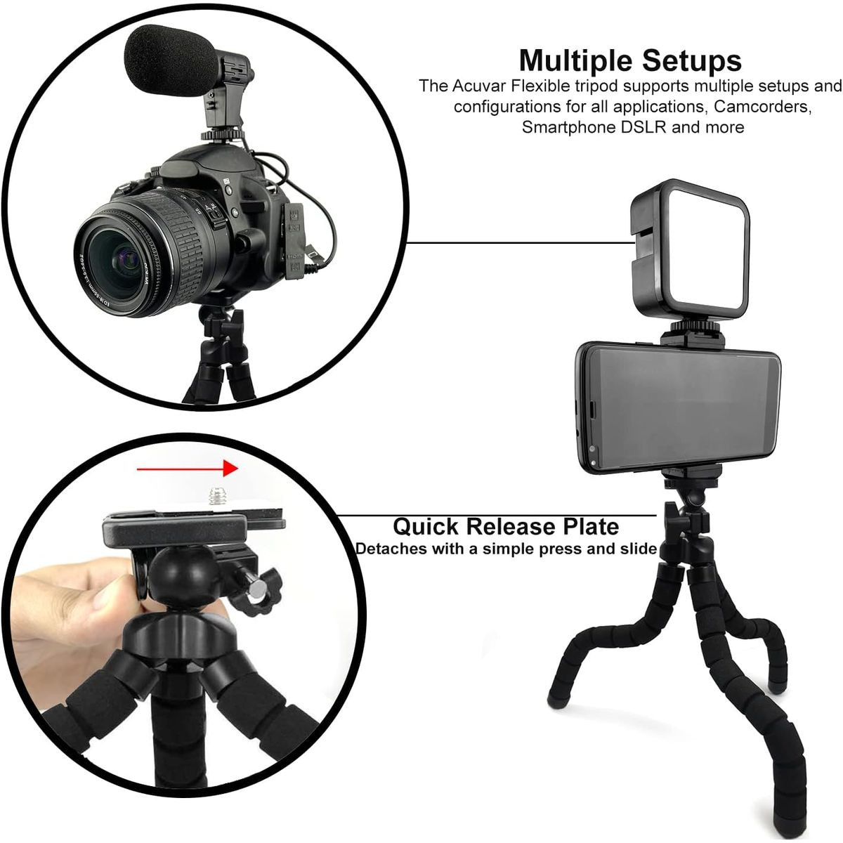 Flexible Tripod Vlog Kit product image