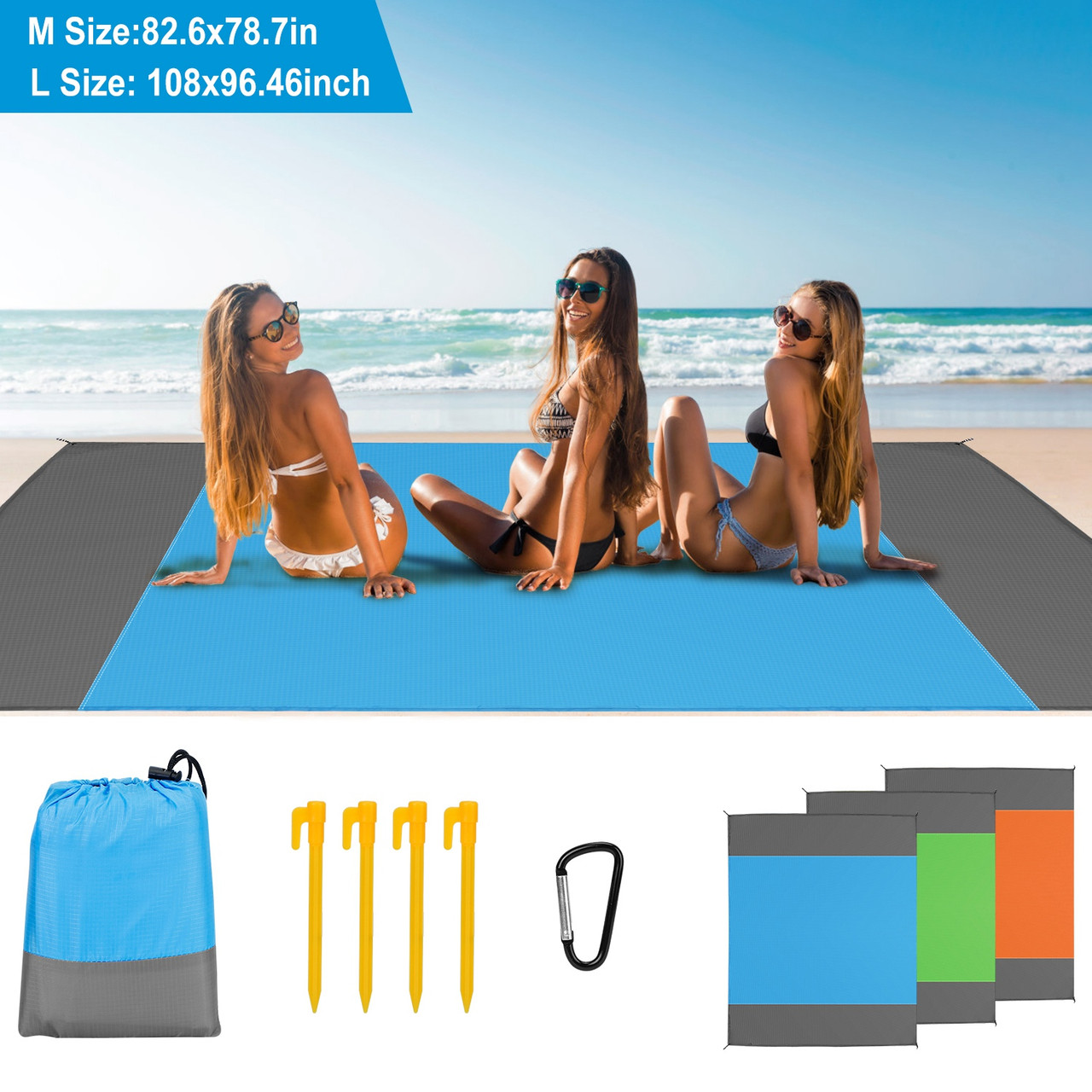 Picnic Blanket with Anchors product image