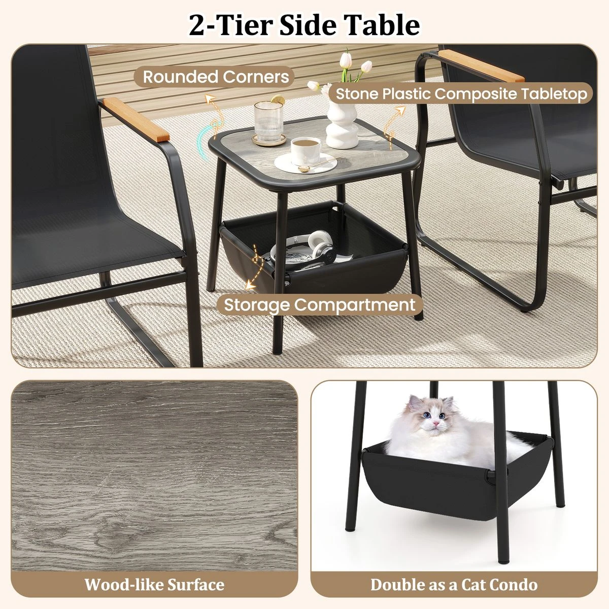 Patio Furniture Set (3-Pieces) product image