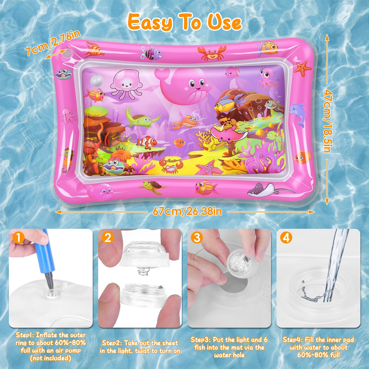 Interactive Cat Water Mat  product image