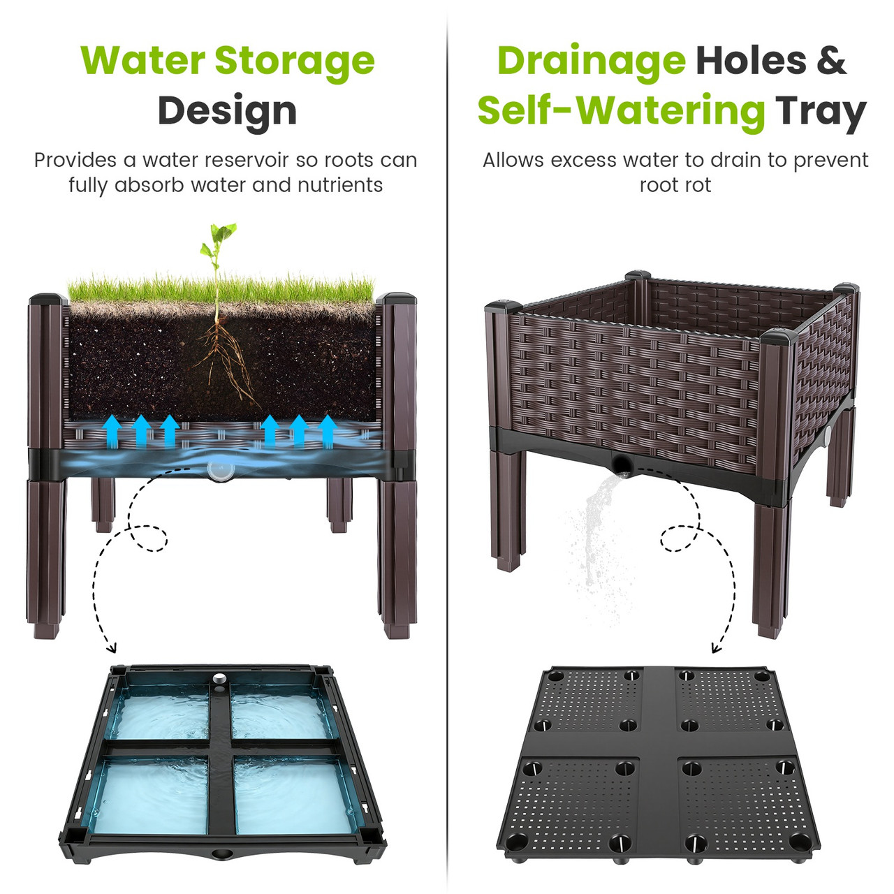 Outdoor Elevated Raised Garden Bed  product image