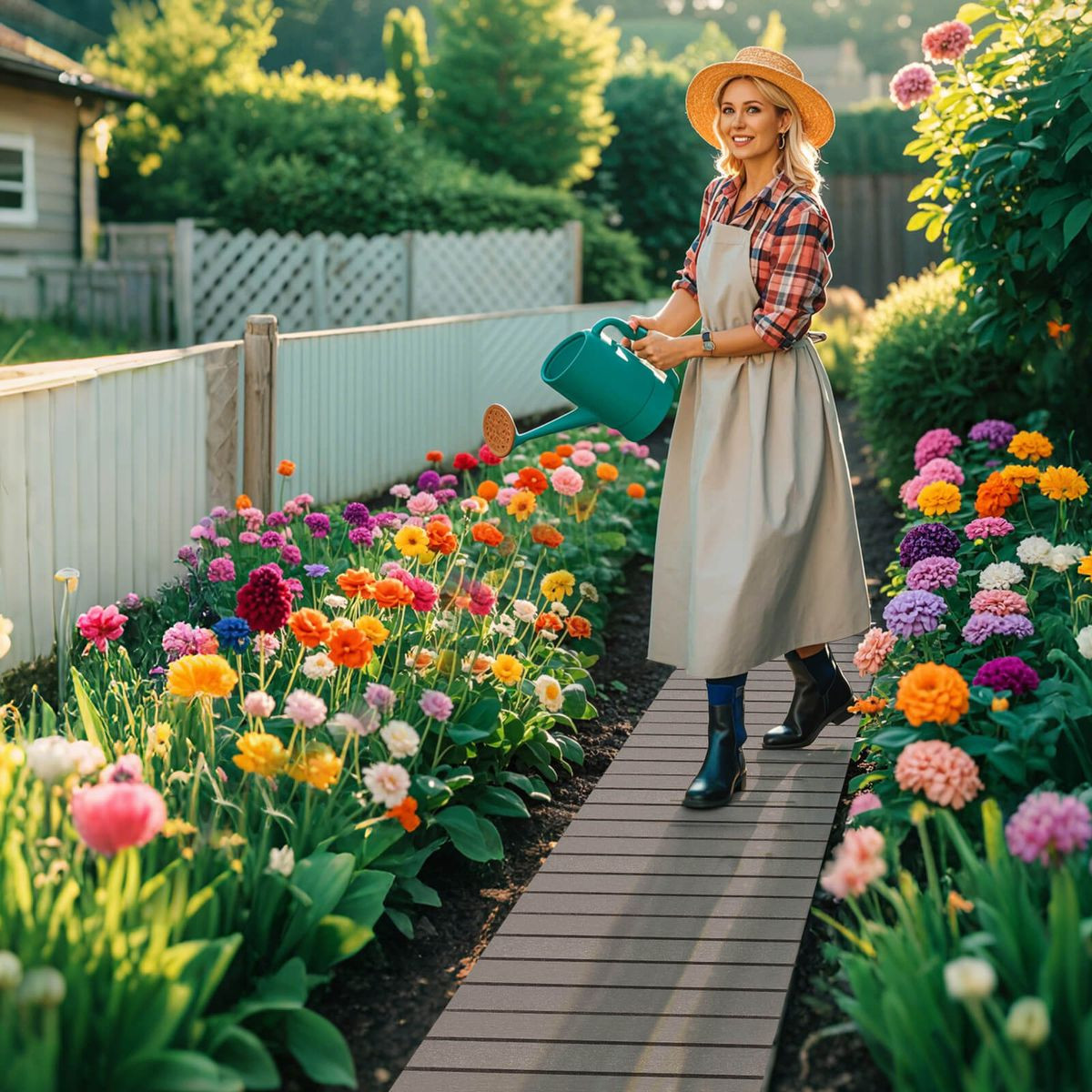 8FT Outdoor Pathway with HDPE Frame product image