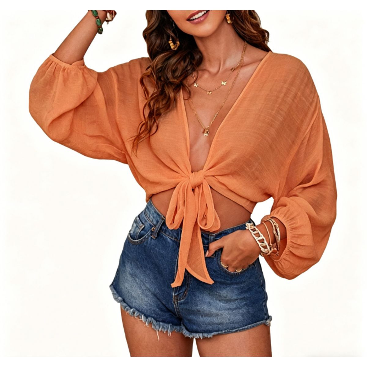 Women's V-Neck Beach Cover-Up product image