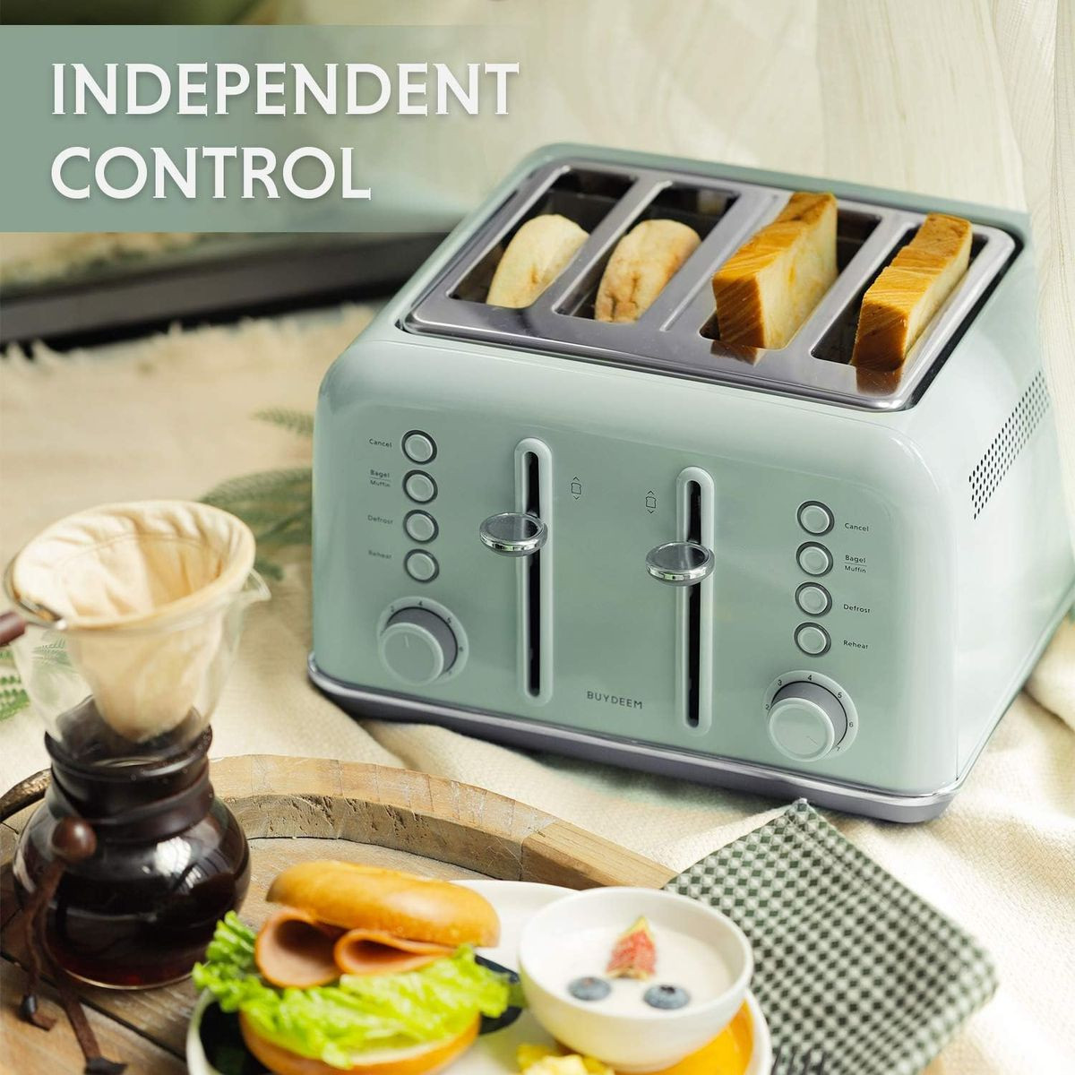  4-Slice Toaster with 7 Shade Settings product image