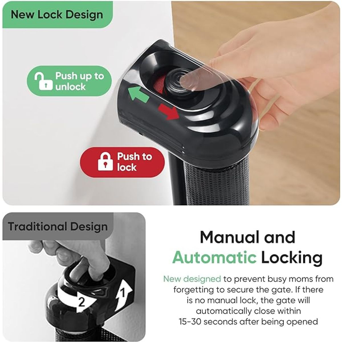 Likzest Retractable Mesh Baby and Pet Gate product image