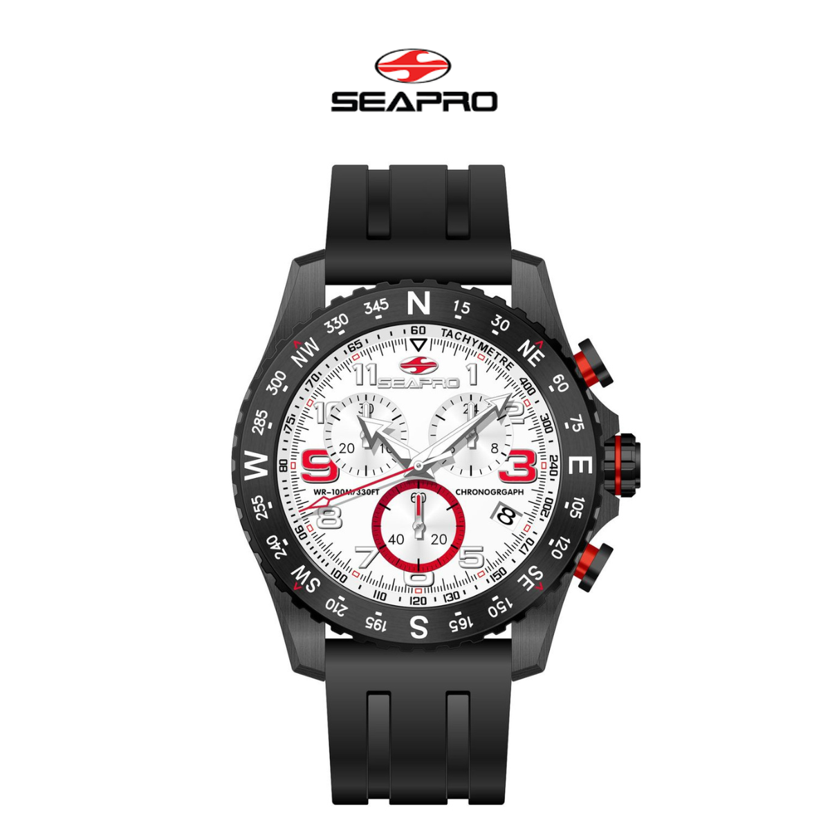 Seapro Men's Gallantry White Dial Watch product image