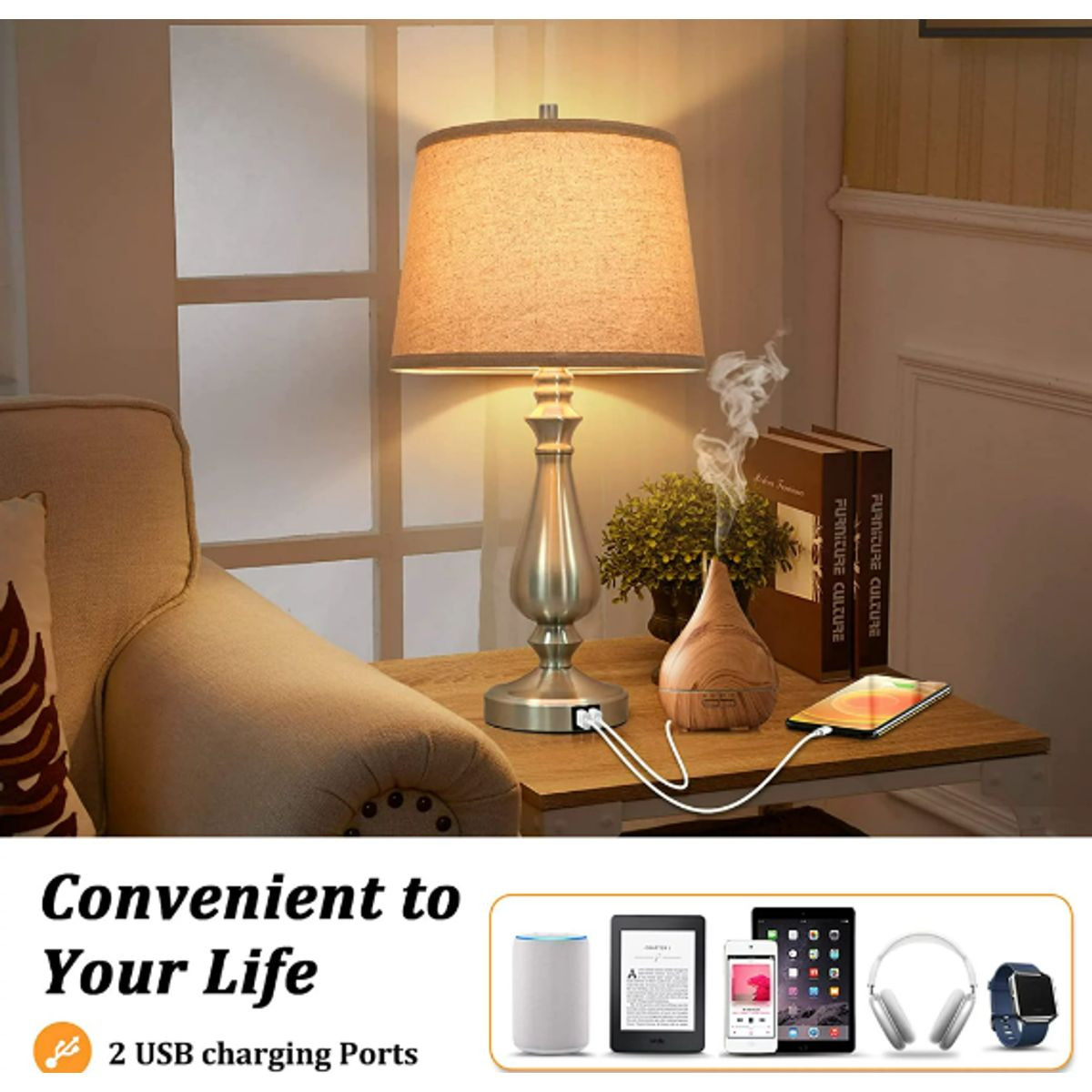 Dimmable Touch Table Lamps (Set of 2) product image