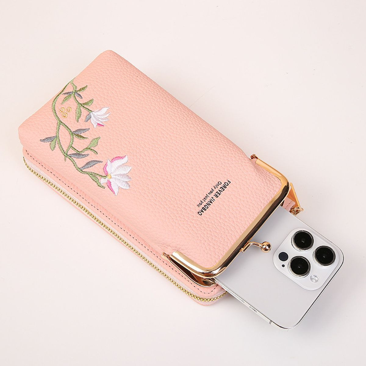 Clarissa Clip Zip Crossbody Wallet product image