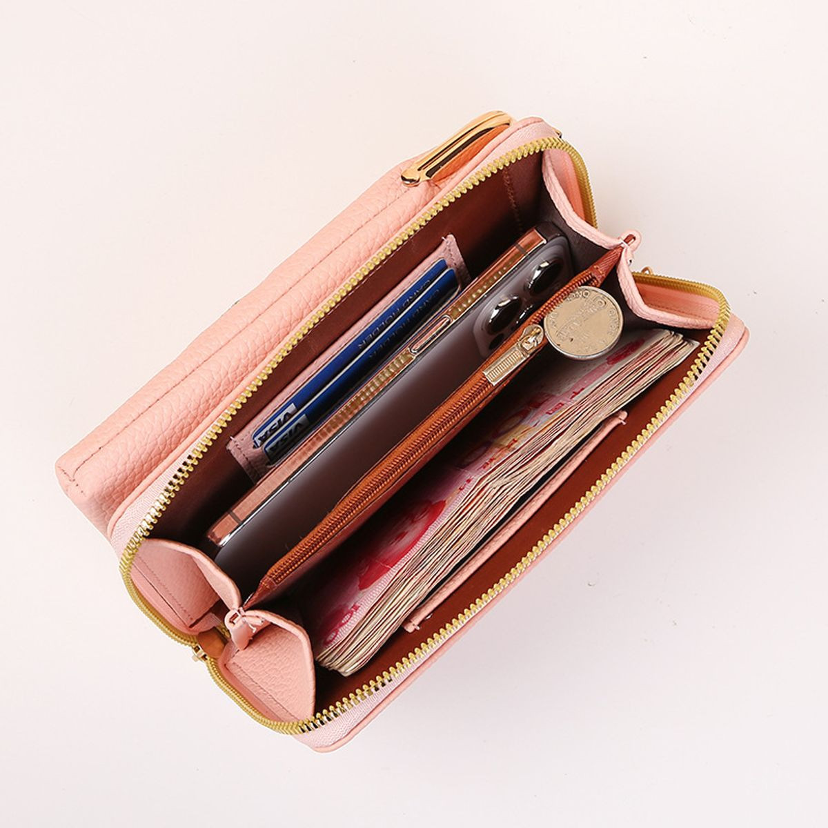 Clarissa Clip Zip Crossbody Wallet product image