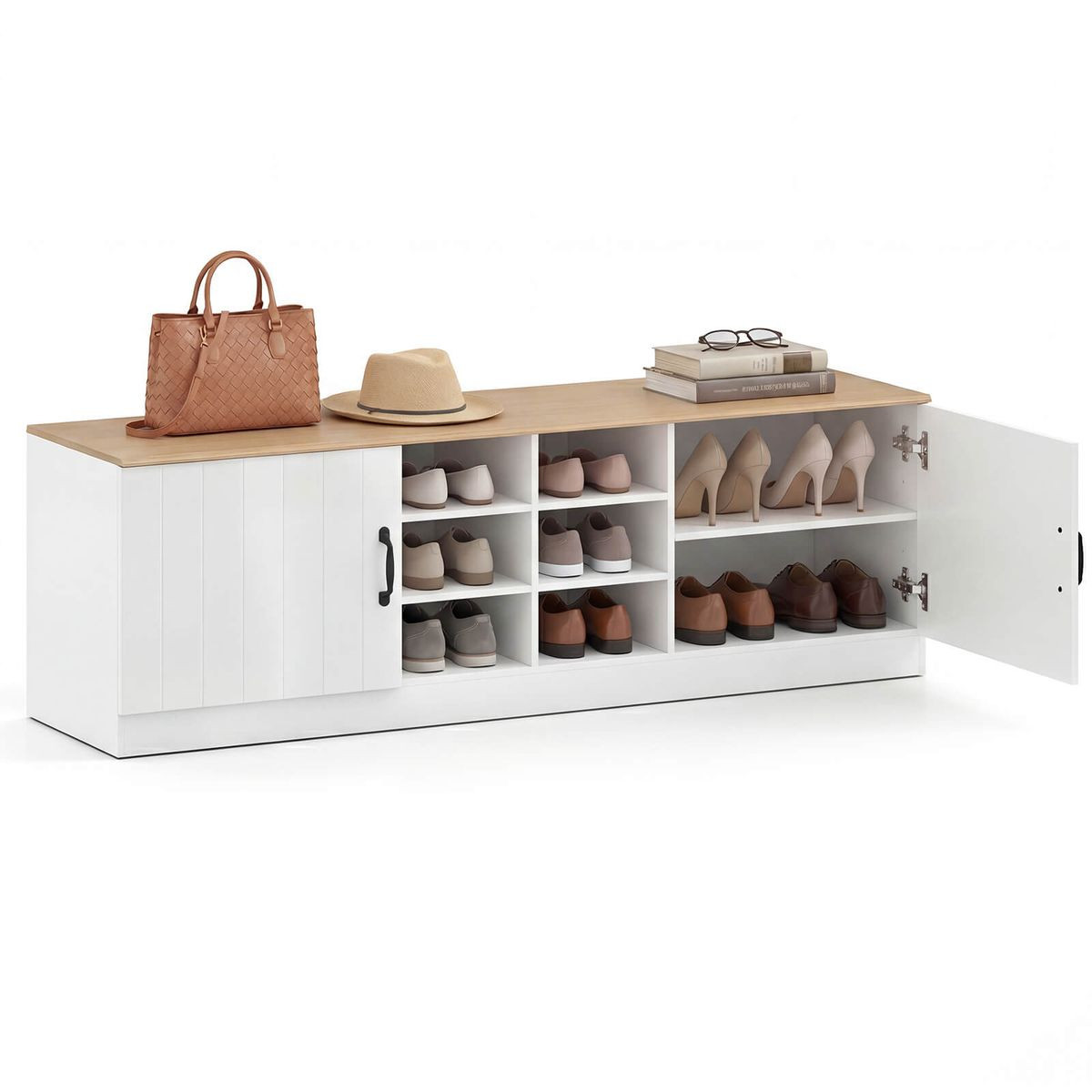 2-Door Shoe Bench  product image