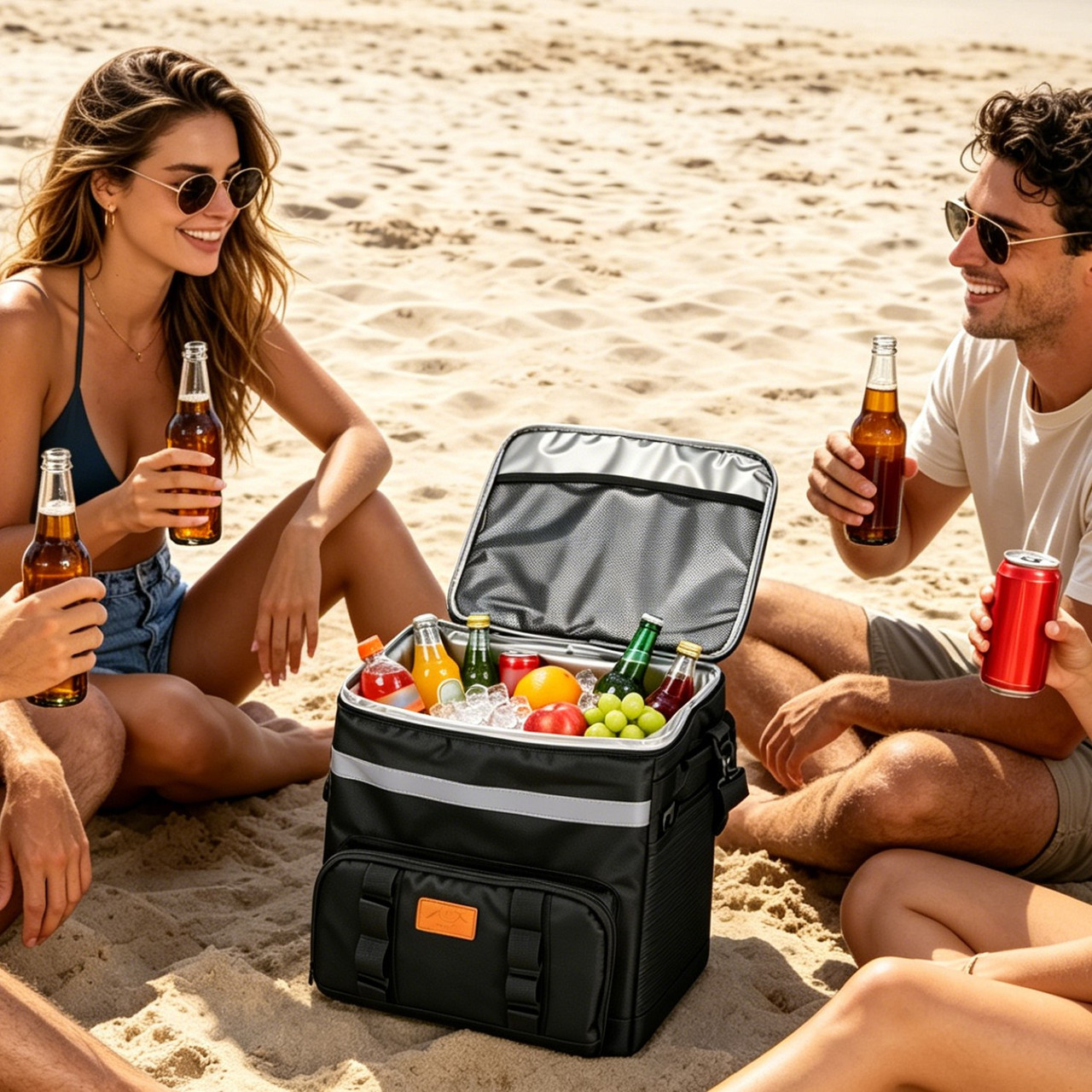 Rolling Cooler Bag with Shoulder Strap product image