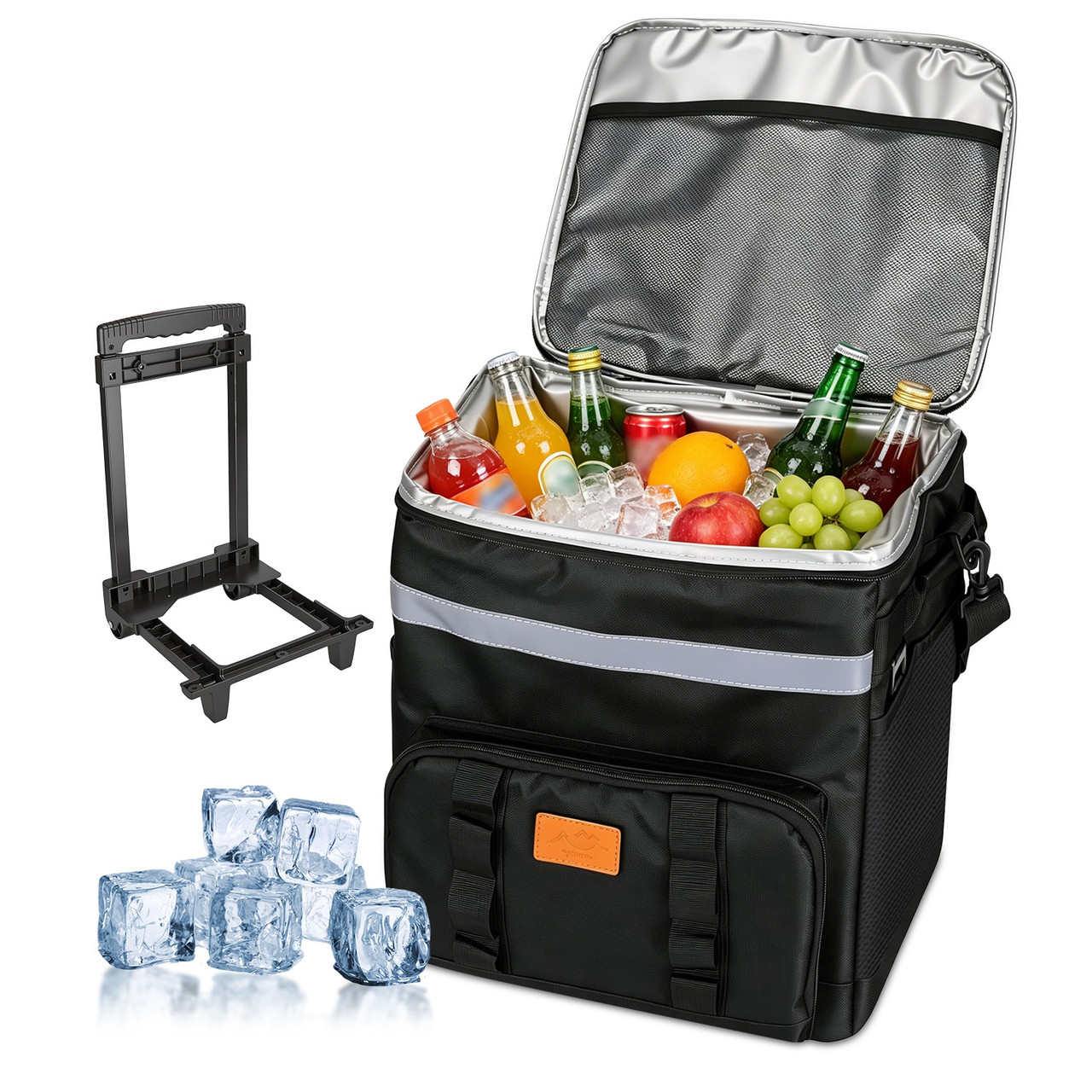 Rolling Cooler Bag with Shoulder Strap product image