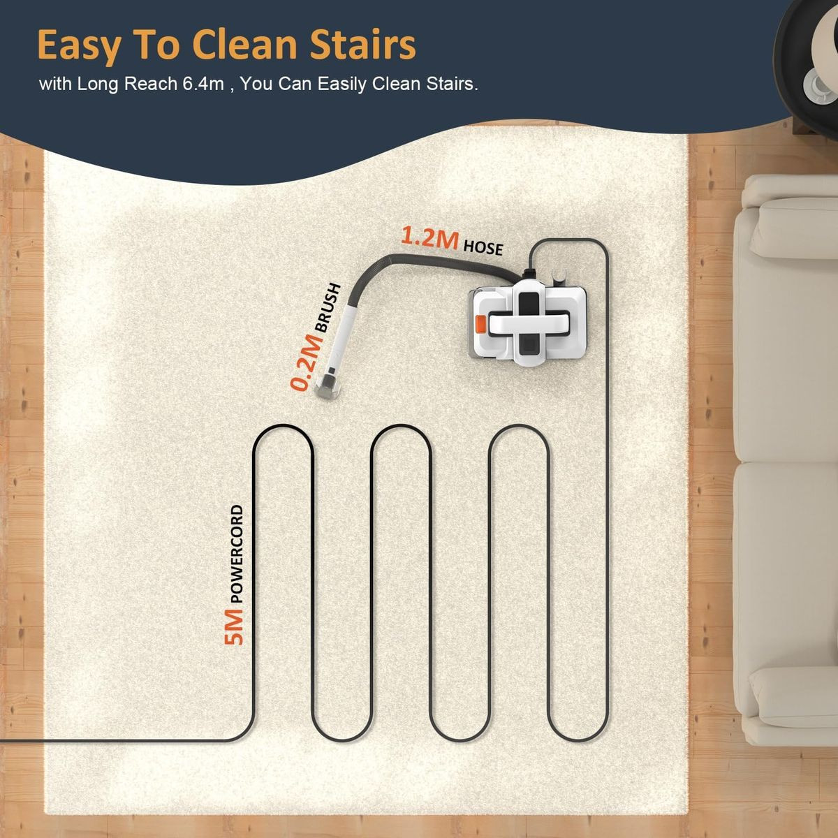 Powermax C4 Portable Carpet Cleaner product image