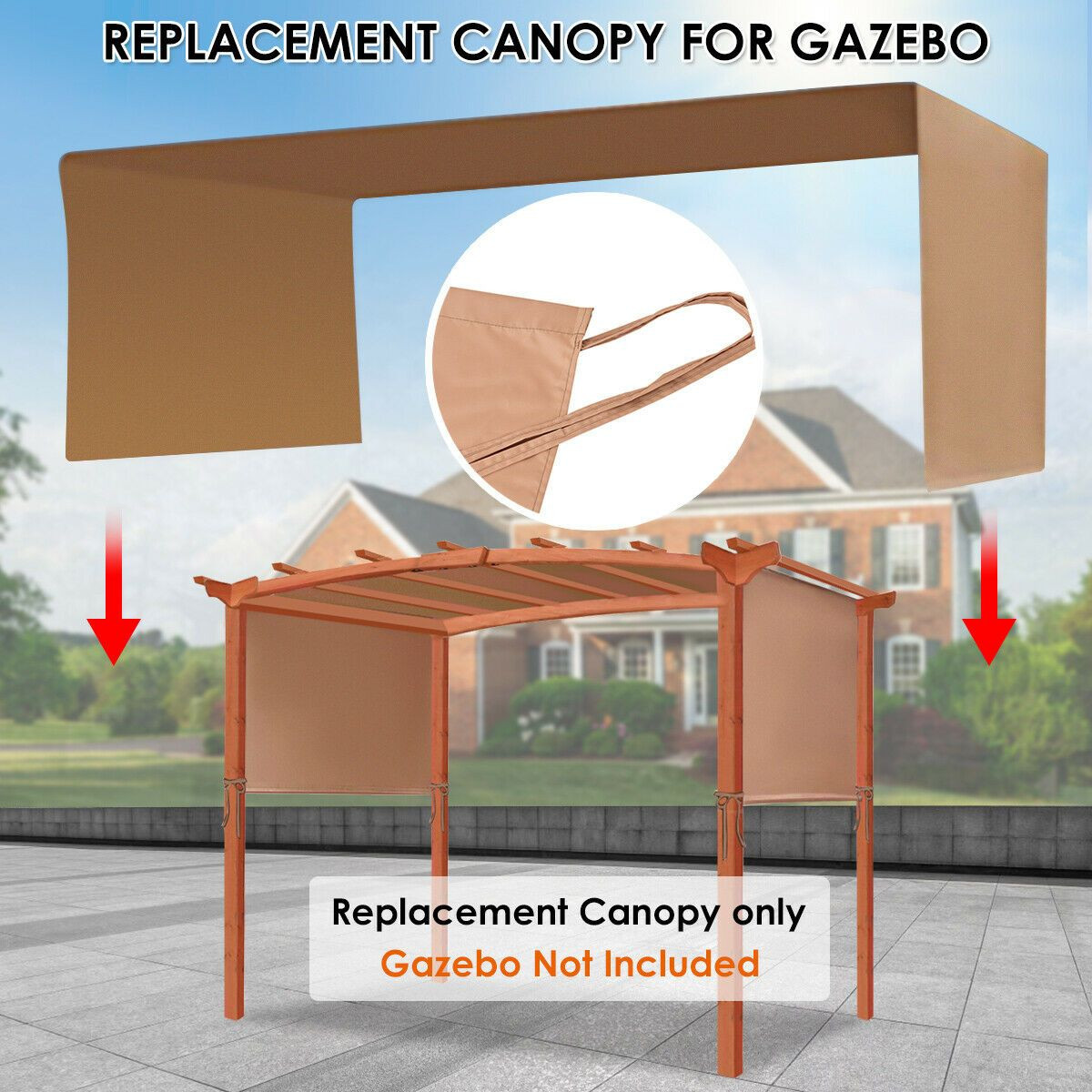 Universal Pergola Replacement Canopy Cover  product image