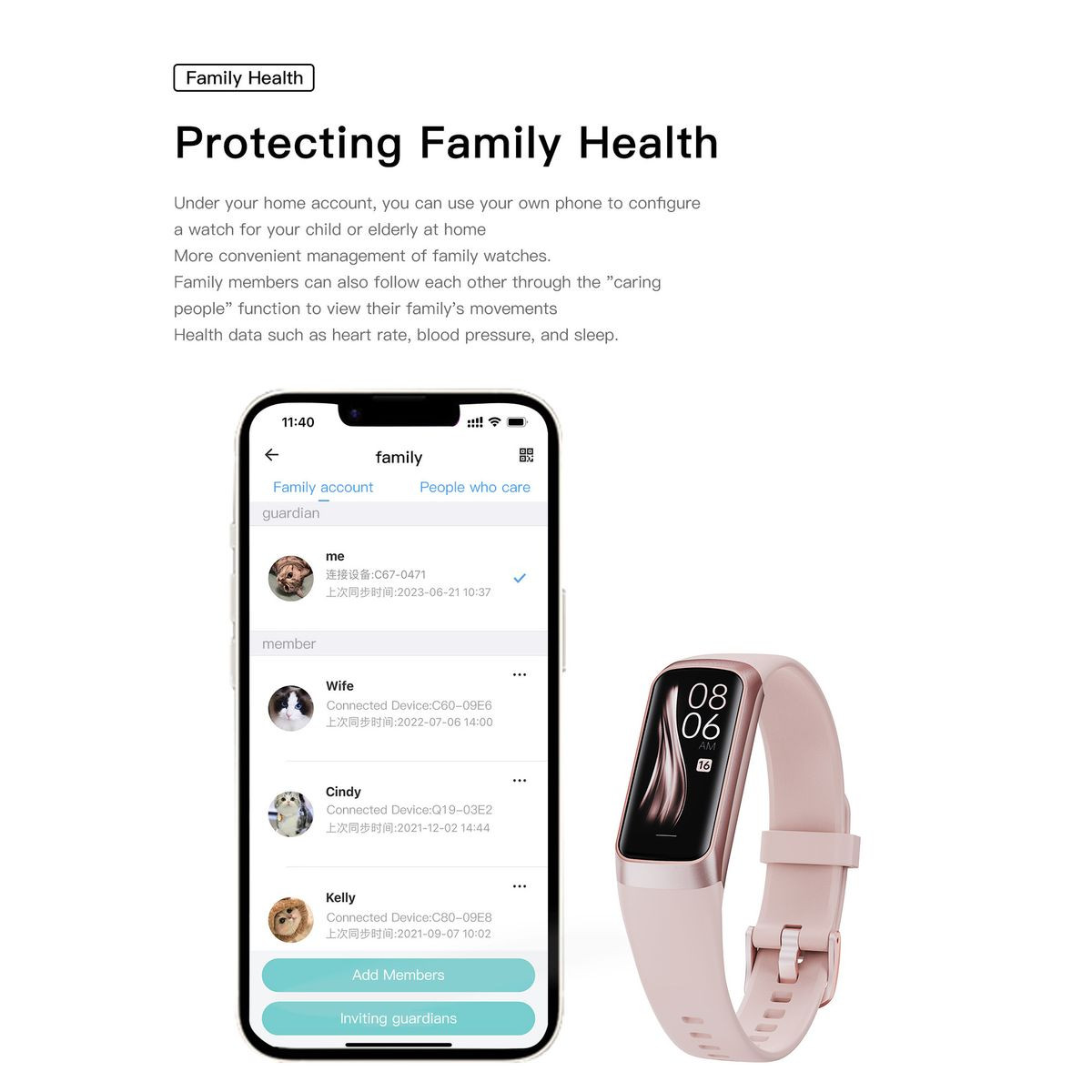 Waterproof Smart Fitness Band product image