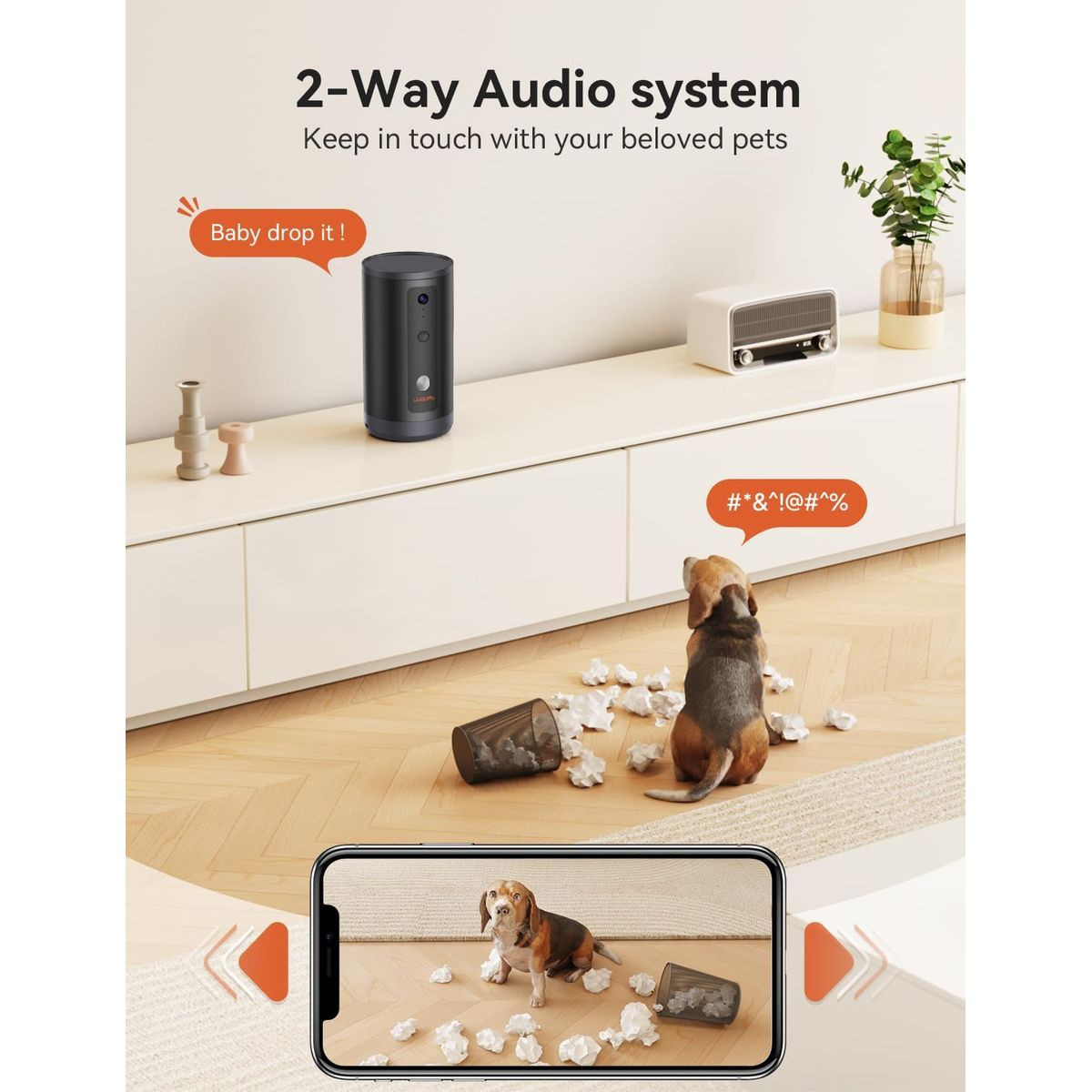 300° Dog Camera with Treat Dispenser product image