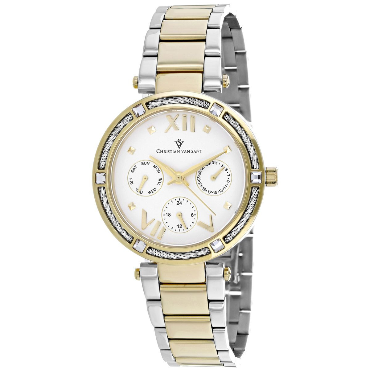 Christian Van Sant Women's Sienna White Dial Watch product image