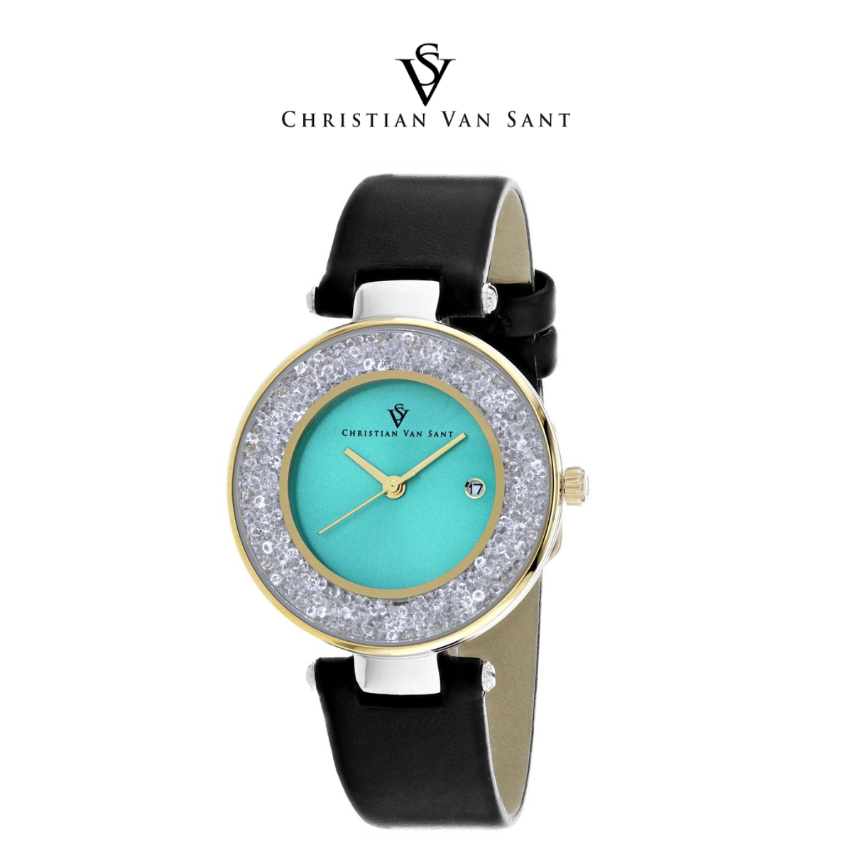 Christian Van Sant Women's Dazzle Blue Dial Watch product image