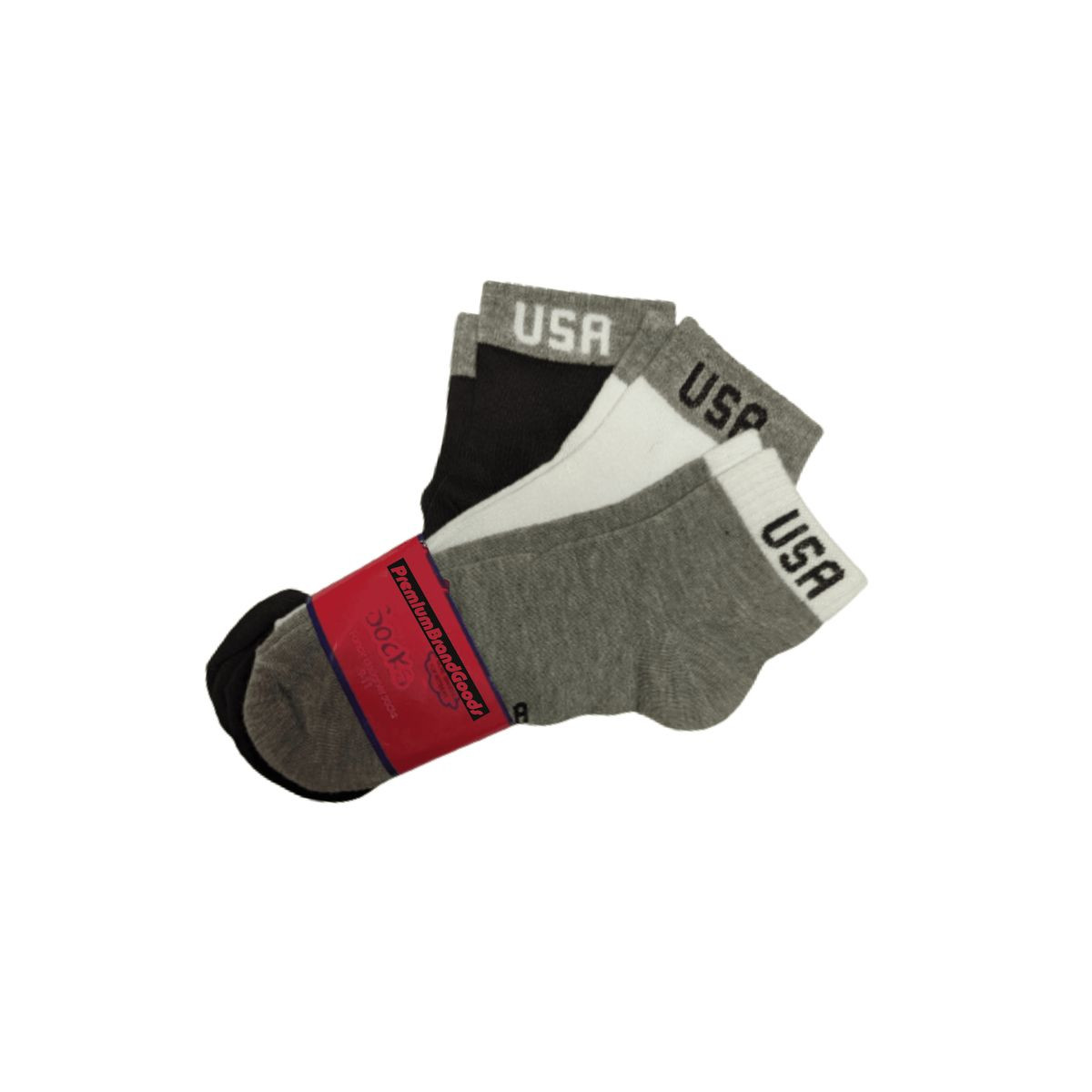 Unisex Cotton-Blend Low Cut Socks (6- or 12-Pack) product image
