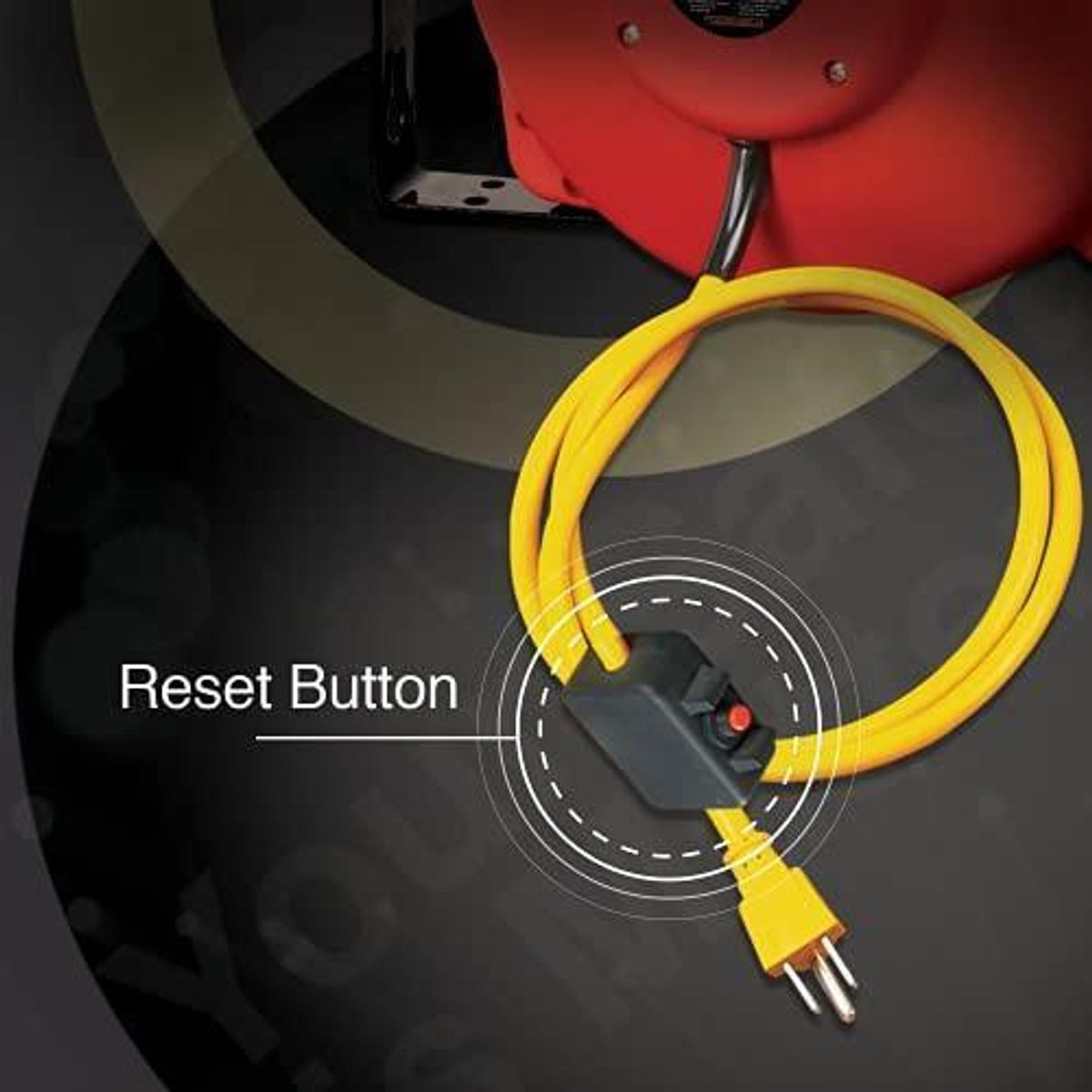 ReelWorks Mountable Retractable Extension Cord  Reel product image