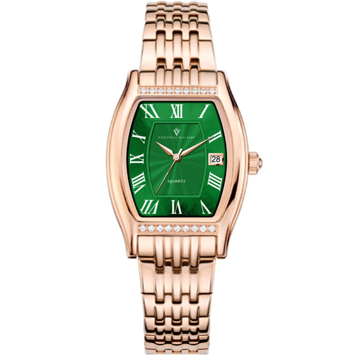 Christian Van Sant Women's Gemma Green Dial Watch product image