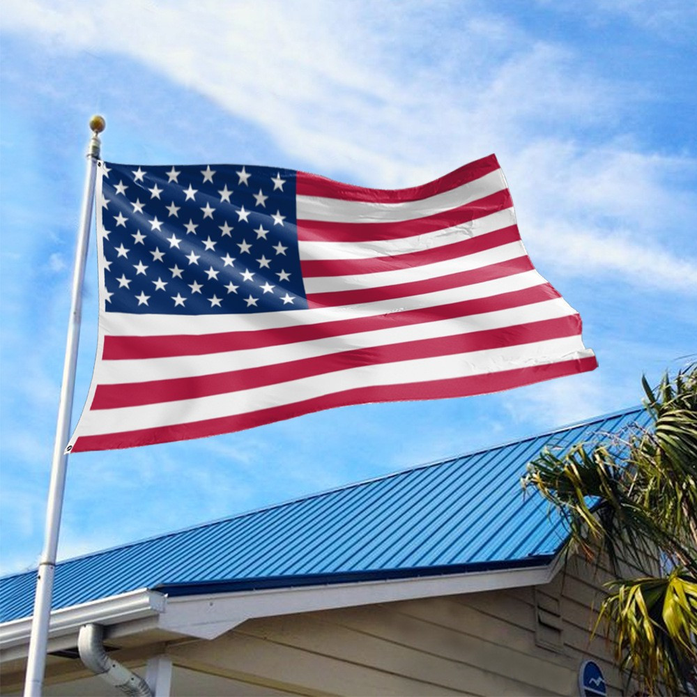 USA Printed Nylon Flag with Brass Grommets (4-Pack) product image