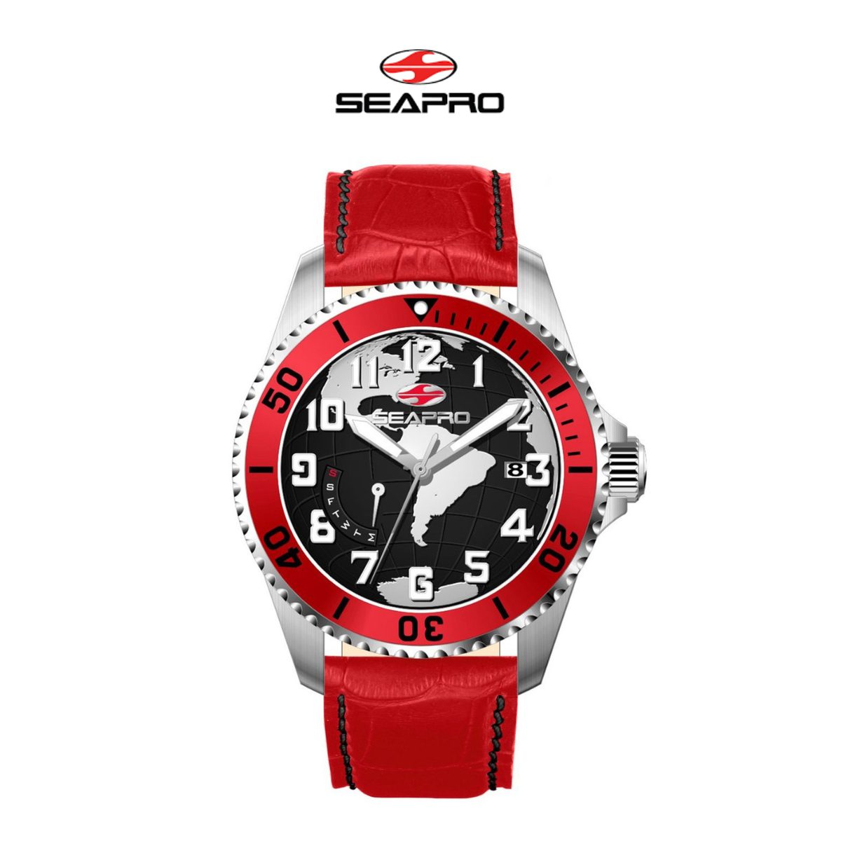 Seapro Men's Voyager Black Dial Watch product image