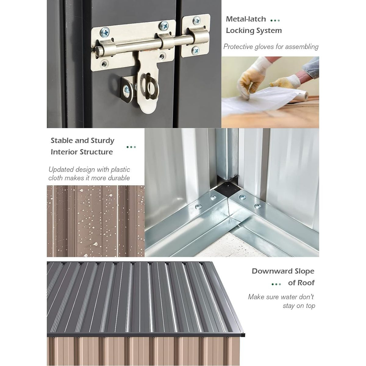 4.2" x 7" Outdoor Storage Shed  product image