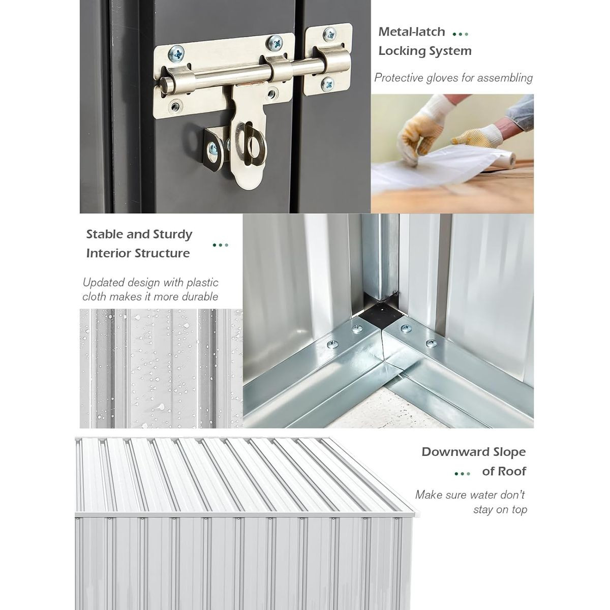 4.2" x 7" Outdoor Storage Shed  product image
