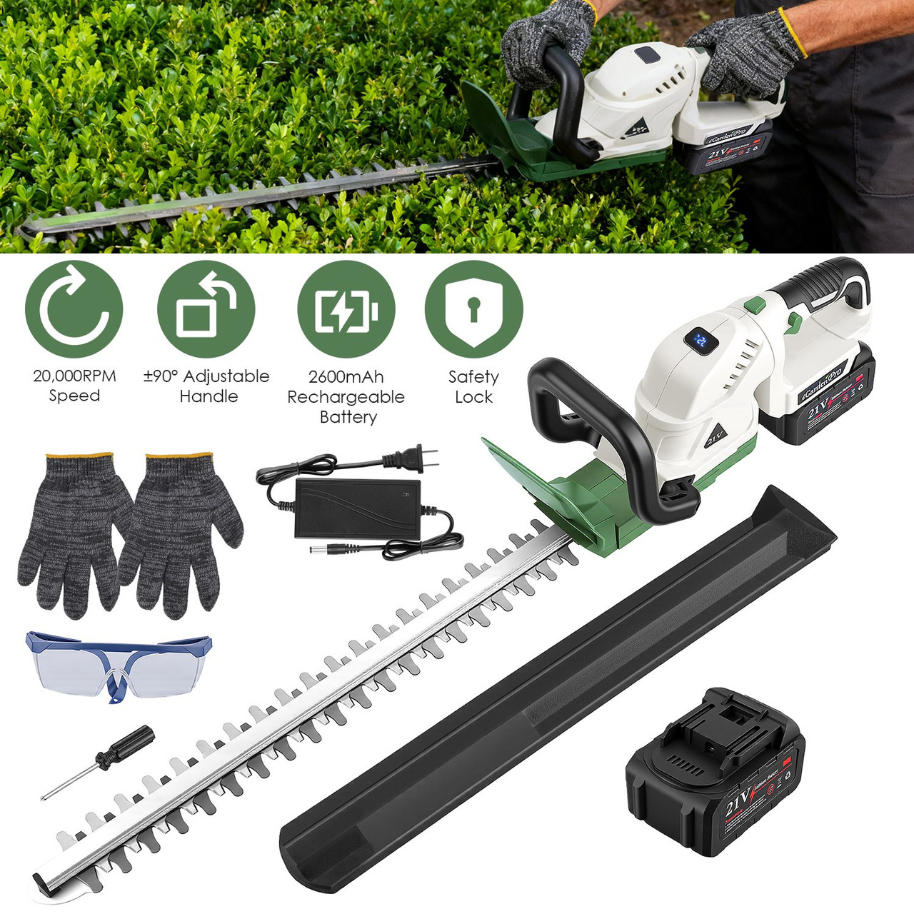 21V Cordless Hedge Trimmer  product image