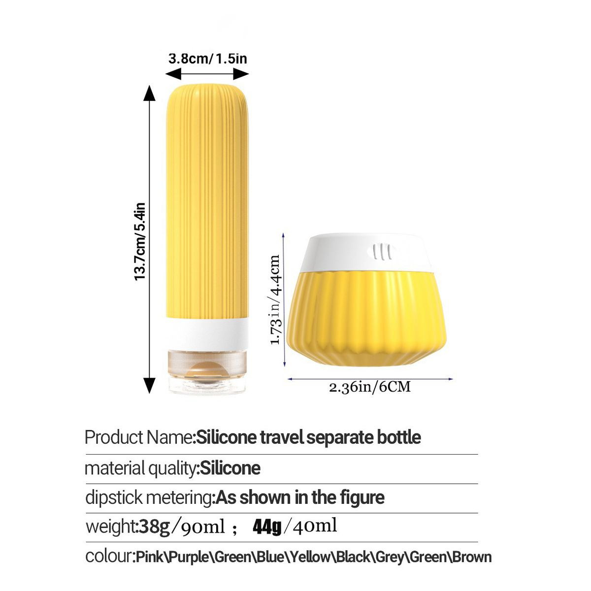 Clarissa Vacation Unlocked Travel Bottles product image