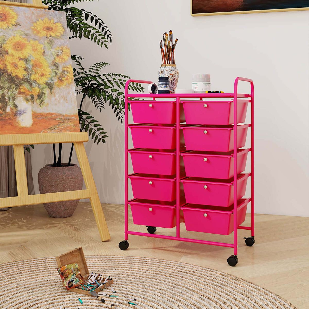 10-Drawer Rolling Utility Cart  product image