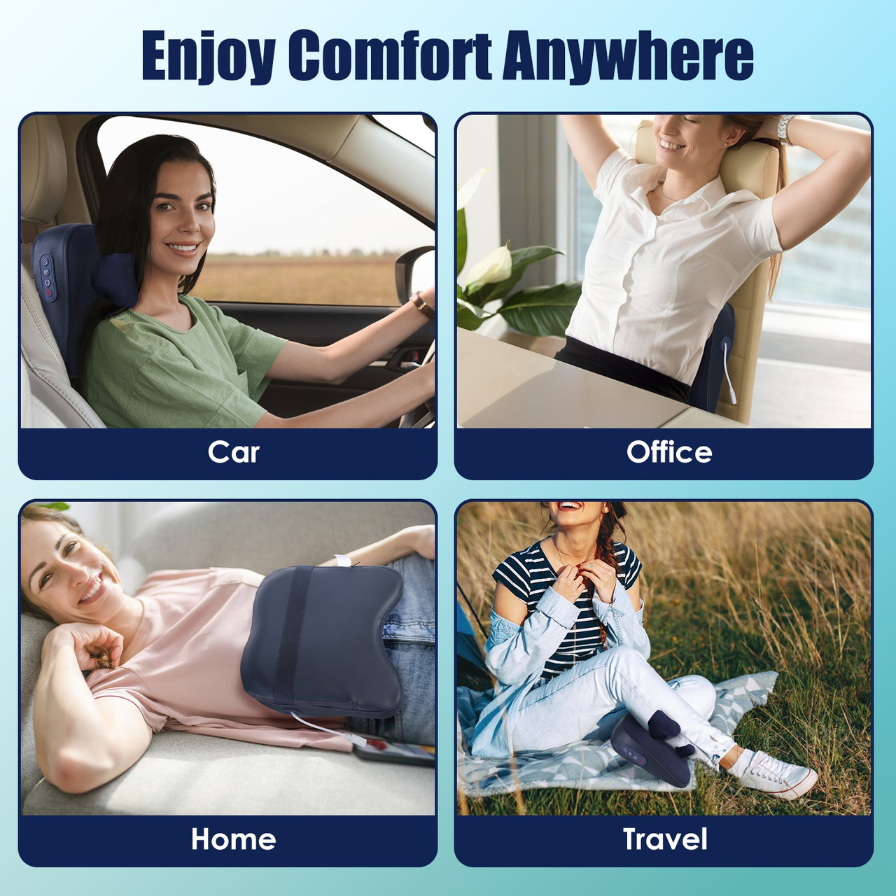 Heated Cordless Neck & Shoulder Massager product image