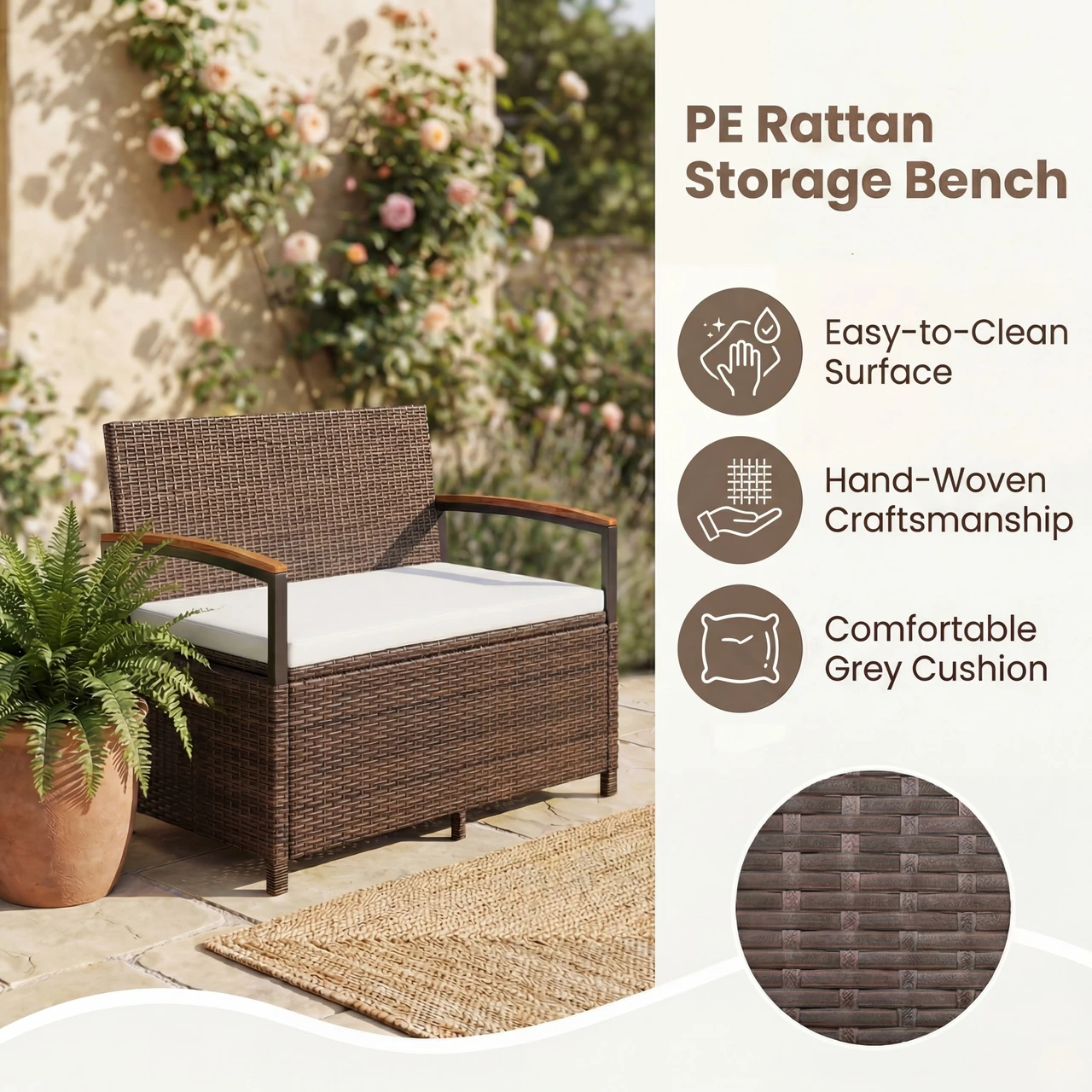 Outdoor Storage Bench  product image